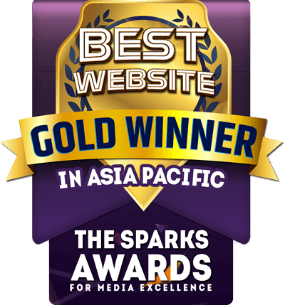 The Sparks Award - Best Website Gold Winner